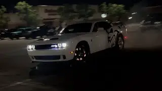 2 hellcats going crazy  #moparornocar #hellcatfam #srtnation #srtpowered #redeye