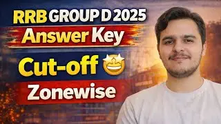 RRB Group-D Answer Key & Zonewise Cut-off 🤩 Group-D expected Cut-off 2026