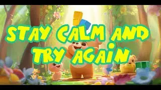 Goodnight Stories 🌟【Stay Calm & Try Again】Bobo&rsquo;s Big Block Challenge 🧸 | Kids&rsquo; Learning Story 🎯💪