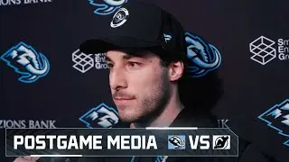 Sean Durzi and Andr&eacute; Tourigny | 01.03 Postgame Media