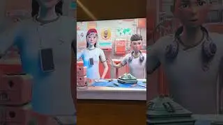 Introduction Video before a Ride at Real Madrid World theme park in Dubai, UAE