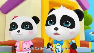 Baby Panda's Rescue Mission | Play As Superhero And Fireman To Help Residents | Babybus Game Video