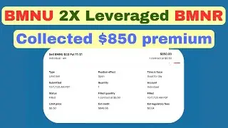 [2025-10-08] BMNU - 2X Leveraged BMNR - Collected $230 options premium