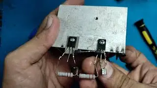AMPLIFICADOR CASEIRO SIMPLES COM TRANSISTOR bd135 e bd136 SUPER FORTE