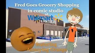 Fred Goes Grocery Shopping feat. Annoying Orange in Comic Studio