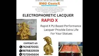 Best electrophoretic lacquer fro statue#rapid x#Pubassedlacquer#pu lacquer#glossy lacquer
