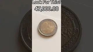ULTRA RARE EURO $ 47,000.00 Don't  Spend This Error Coin Europe Worth Money