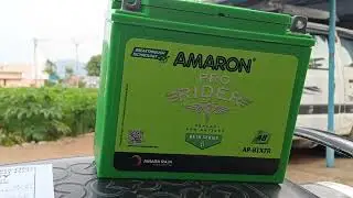 Amaron Pro rider battery changing Bajaj discover 125cc bike 