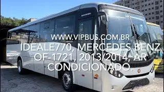 Ideale 770, Mercedes Benz OF-1721, ar condicionado. R$260.000,00. Vip Bus