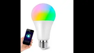 15W Wi-Fi Smart Bulb B22 E27 LED RGB Bulb Works with Alexa / Google Home