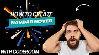 How to create a navbar hover animation use html and css with CodeRoom