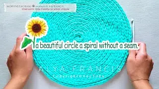 🟡 THE SAME 🔵 How to: crochet in a SPIRAL CIRCLE / ROUND BAG knitting