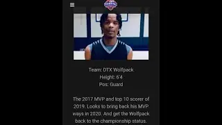 TREY DURANTULA BINGHAM #35 Mixtape - DTX WOLFPACK