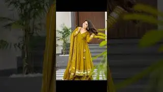Stylish Mustard Yellow Anarkali Suit | Latest Ethnic Wear for Women 2025