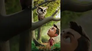Ronaldo's Jungle Wisdom: The Owl's Secret to Victory🫠 Ronaldo vs Messi #shorts #football