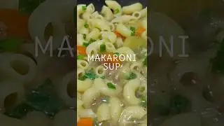 Makaroni Sup #makaroni #makaronisup #resepimakaroni #macaroni #macaronisoup #macaronirecipe