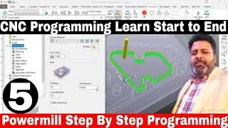 Powermill 2023 training tutorial from start to end | how to start 3d programming in powermill 2023