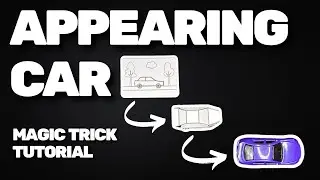Appearing Car 🪄 Magic Trick Tutorial #tricks #magic #foryou