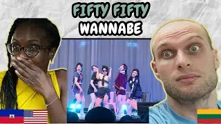 REACTION TO FIFTY FIFTY (피프티피프티) - Wannabe (Live in LA) | FIRST TIME HEARING