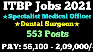 ITBP Medical Officer Recruitment 2021 | ITBP Recruitment 2021