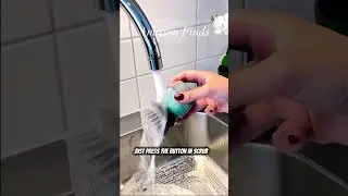 This Dish Brush Makes Cleaning So Easy! 🧽💧 #AmazonFinds #KitchenHack #Dishwashing