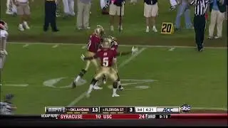Seminole Moment: Lamarcus Joyner's Interception vs. Oklahoma (2011)