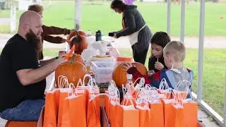 Various children's fun activities were on offer at the Maxwell Fall Fun Festival held at Brittenham