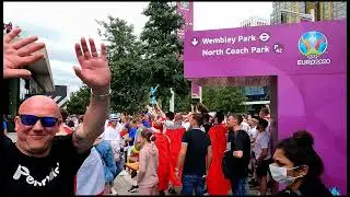 England  Football Fans | Wembley | London | Trafalgar Square for England vs Italy final #eurofinal