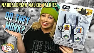 Star Wars THE MANDALORIAN & THE CHILD (BABY YODA) Lights & Sounds Walkie Talkies Review