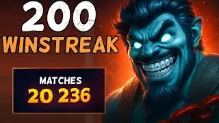 20,000 Matches & 200 Win Streak &ndash; The BEST Storm Spirit in Dota 2! (ft. justhateme)