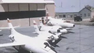 NACA Research Aircraft Behind Main Hangar at South Base