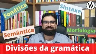 As divisões da gramática: que são e o que estudam | Professor Weslley Barbosa
