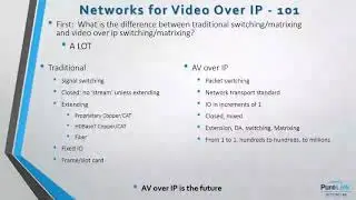 PureLink's Networks for Video Over IP 101