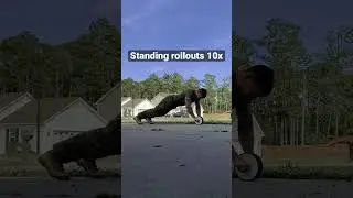U.S.Marine Ab wheel Standing rollouts #viral #foryou #fypシ #workout #gym #fitness #motivation #core