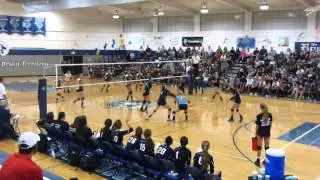 pass to line kill Greta Varvell, #3, Branham High School, Outside Hitter, Senior, 5'10
