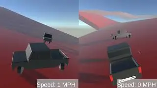 PVP Racing Game Split Screen Action!