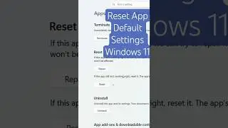 how to reset default app settings in windows 11