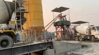 Fully Automatic Cement Mixer Factory | Concrete Mixer Truck | Concrete Mixer Loading | How It Works
