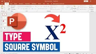 Как ввести слово &laquo;квадрат&raquo; в документе PowerPoint | Написать символ квадрата в PowerPoint