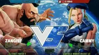 Street Fighter 5 Tournament: Summer Jam X Semis - RB Snake Eyez (Zangief) v EG KBrad (Cammy)