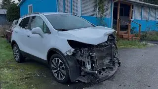 ATTEMPTING TO REBUILD MY SISTERS WRECKED 2020 BUICK ENCORE PART 2