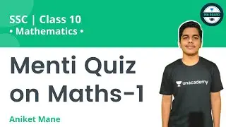 Menti Quiz on Maths-1 | SSC Class 10 | Mathematics | Aniket Mane