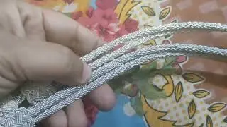 Military Cap Cords Silver and Grey