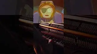 Evil Morty Theme 🏴&zwj;☠️ #piano #pianocover #rickandmorty #evilmorty