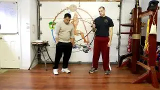 Wing Chun - Footwork with single sticky hands