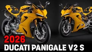 DUCATI PANIGALE V2 S 2026 ГОДА В ЖЕЛТОМ ЦВЕТЕ GIALLO
