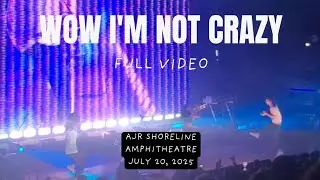Wow, I'm Not Crazy AJR Live Somewhere in the Sky Mountain View (7/20/25) #ajr
