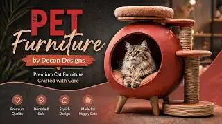 Pet Furniture by Decon Designs Premium Cat Furniture Crafted with Care