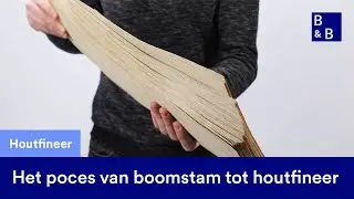 Het productieproces van houtfineer uitgelegd van boomstam tot plaat