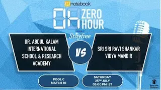 Notebook | Zero Hour Debate | powered by Stayfree | Match10